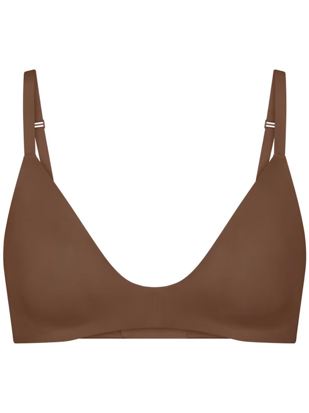 Skims Wireless Form Lace Push Up Plunge Bra In Garnet color 34DD